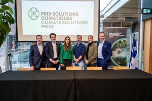 Prix solutions climatiques 2025 - Plus de 1,5 million de dollars en prix pour les entreprises en démarrage et les chercheurs en technologies vertes au Québec et dorénavant dans tout le Canada